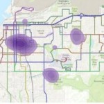 Anchorage Homelessness Plan (Courtesy Nancy Burke) with heat maps showing homeless camps